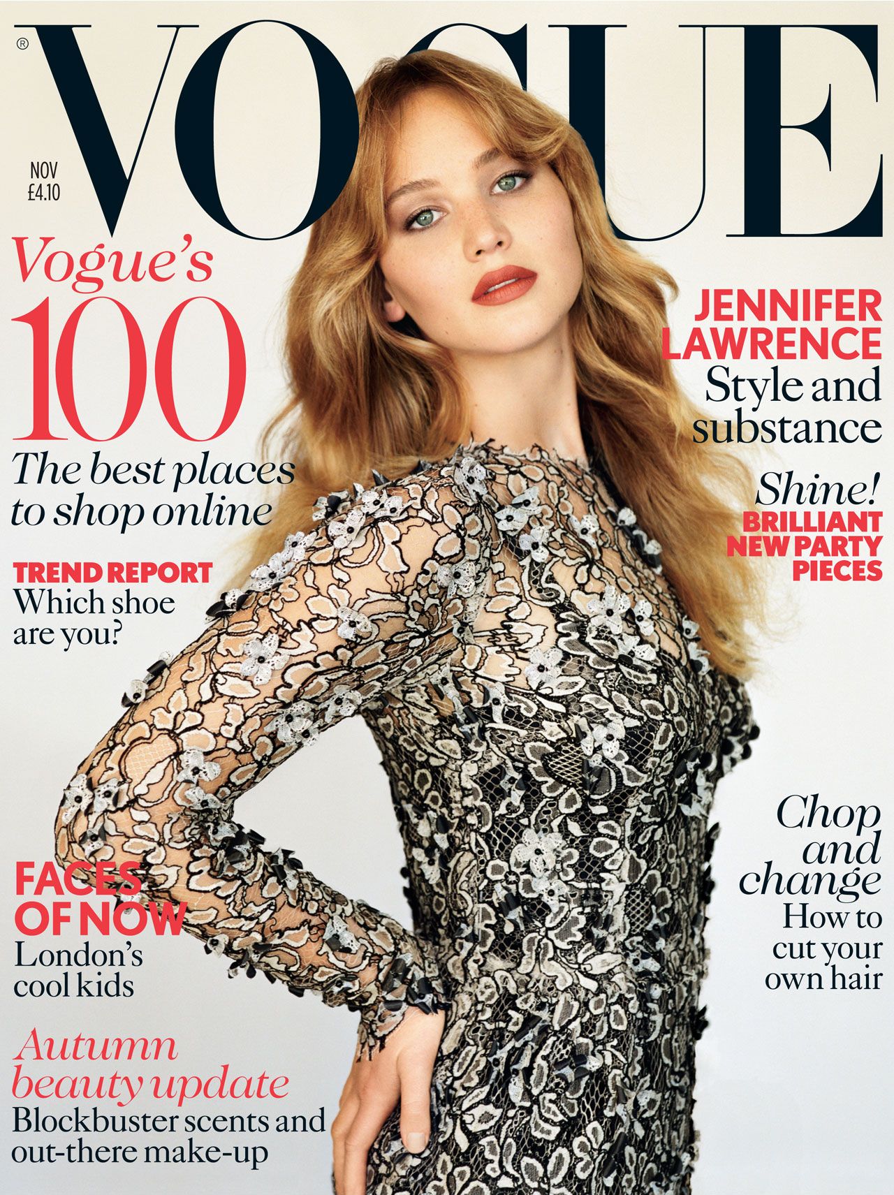 Jennifer Lawrence - Vogue UK Magazine (November 2012)